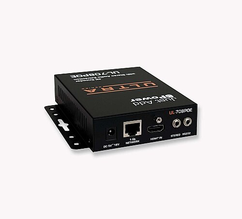 Just Add Power 3G POE 4K With Stereo Analog Audio Out AV-over-IP Verici - 1