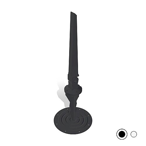 Lithe Audio IO1 Bahçe Kazığı Bahçe Hoparlörü - Siyah - 1