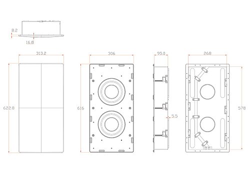 M&K Sound IW28S Subwoofer - Beyaz - 5