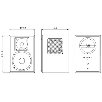 M&K Sound SUR55T Tripole Rear Hi-Fi Hoparlör - Siyah (Çift) - 5