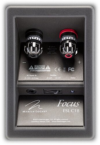 Martin Logan Focus ESL C18 Hi-Fi Hoparlör - Arctic Silver (Tekli) - 4